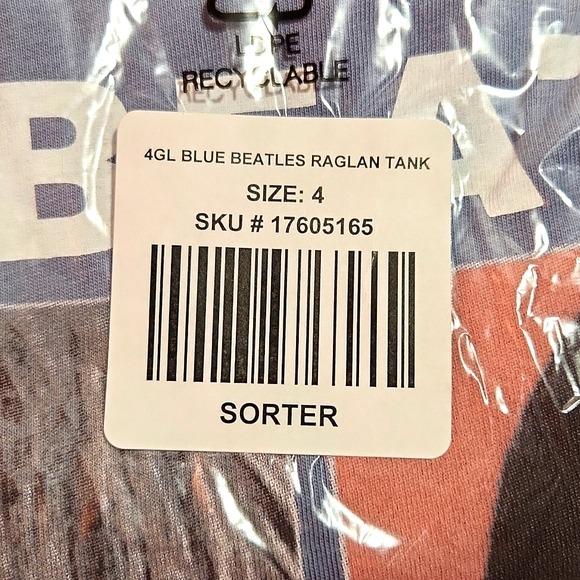 NWT TORRID THE BEATLES JOHN LENNON "LET IT BE" TANK CAMI, Plus Size 4X - Picture 6 of 7